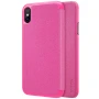 Nillkin Sparkle Series New Leather case for Apple iPhone XS, iPhone X (without LOGO cutout) order from official NILLKIN store